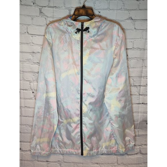 Empyre Windbreaker Wilburt Multi-Color Geometric Skateboarding Size L - Picture 1 of 12